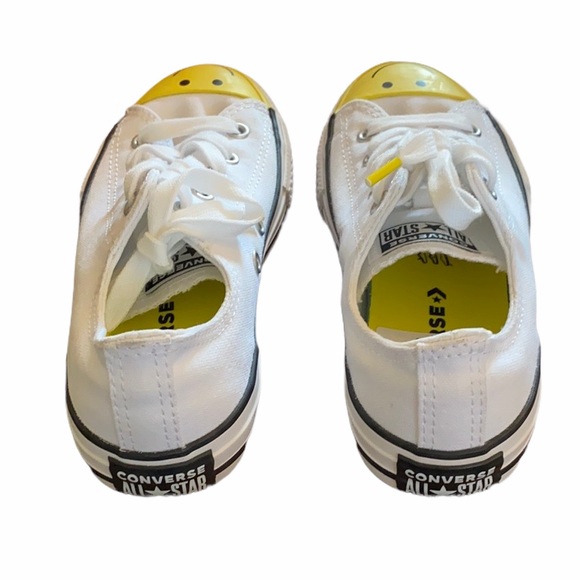 Converse Chucks Happy Smile Smiley Face Low Classics 2 Kids Youth - Picture 5 of 8